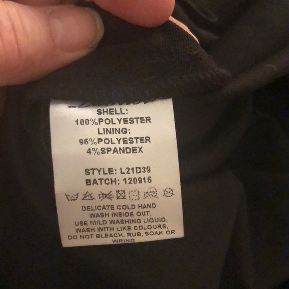 Bariano Lumiér Strapless net floral over black-S - Picture 8 of 8